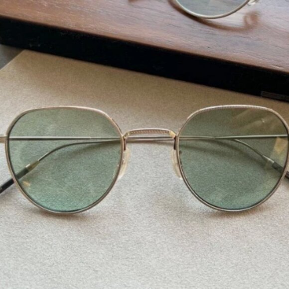 OLIVER PEOPLES TAKUMI TK-4 47mm in Green Wash MSRP$671 QUINCY ISAIAH’s Fav - Picture 2 of 16